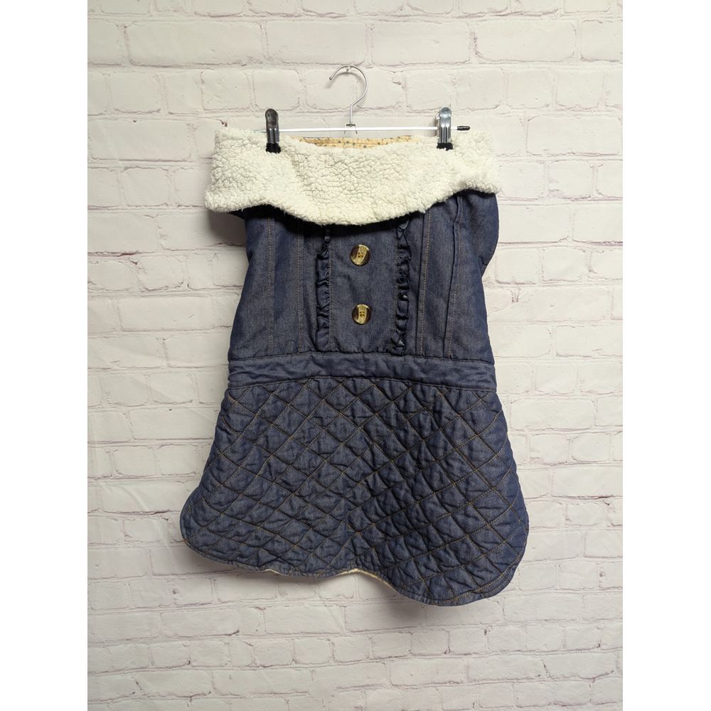 Boots And Barkley Large Denim Lined Dog Coat. 1110